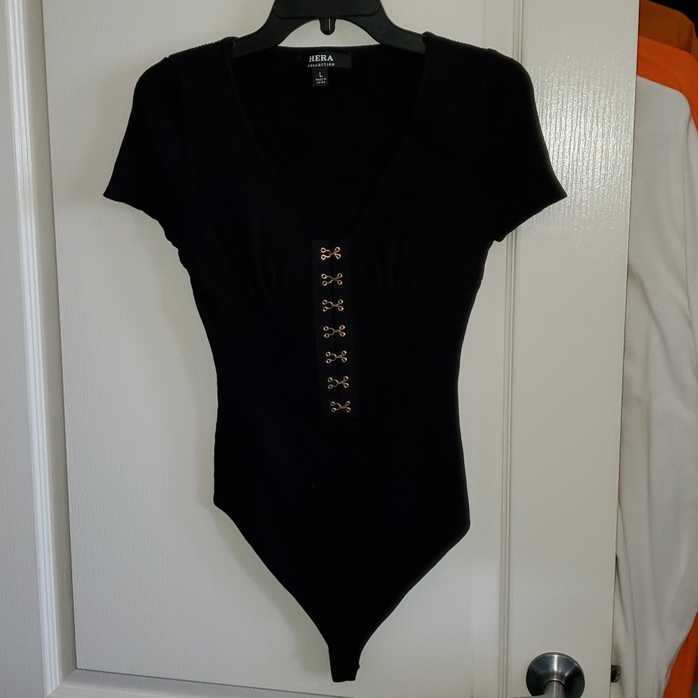 Hera Black Bodysuit